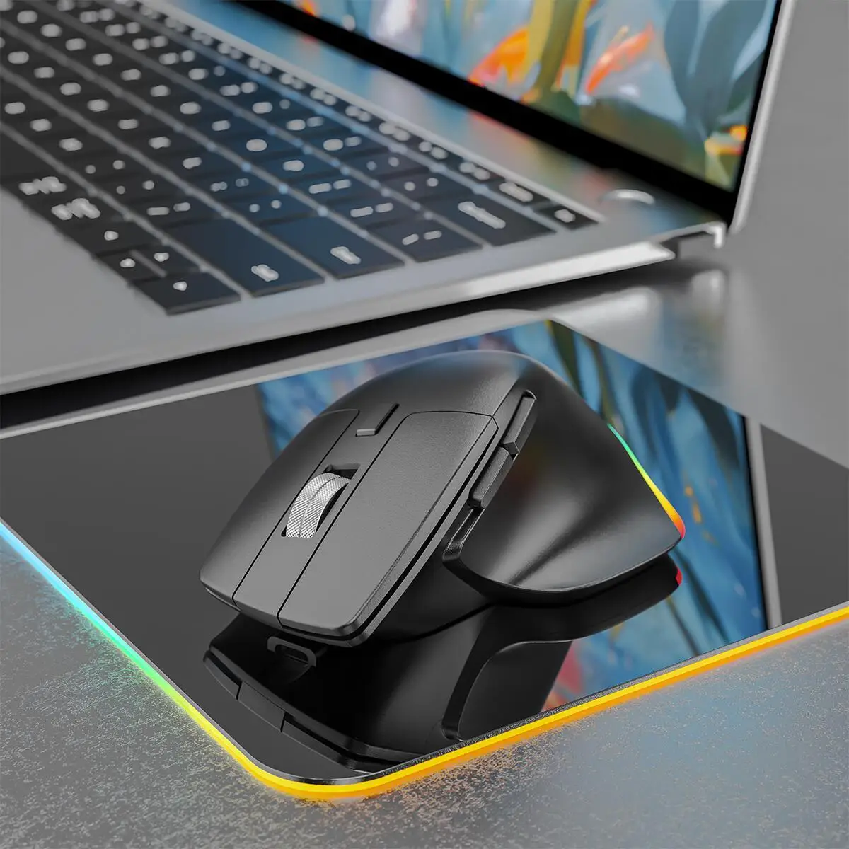 Wireless 2.4G Bluetooth Dual-Mode Optical Mouse Ergonomics RGB Mute Aluminum Scroll Comfortable grip Office Mice For PC Laptop
Wireless 2.4G Bluetooth Dual-Mode Optical Mouse Ergonomics RGB Mute Aluminum Scroll Comfortable grip Office Mice For PC Laptop