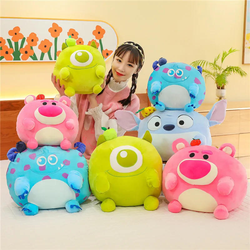 Disney 30-40/55 см Lotso Stitch круглая плюшевая кукла игрушки Kawaii мультфильм автомобильный подголовник подушка мягкие игрушки подушка для спины подарки на день рождения
Disney 30-40/55 см Lotso Stitch круглая плюшевая кукла игрушки Kawaii мультфильм автомобильный подголовник подушка мягкие игрушки подушка для спины подарки на день рождения