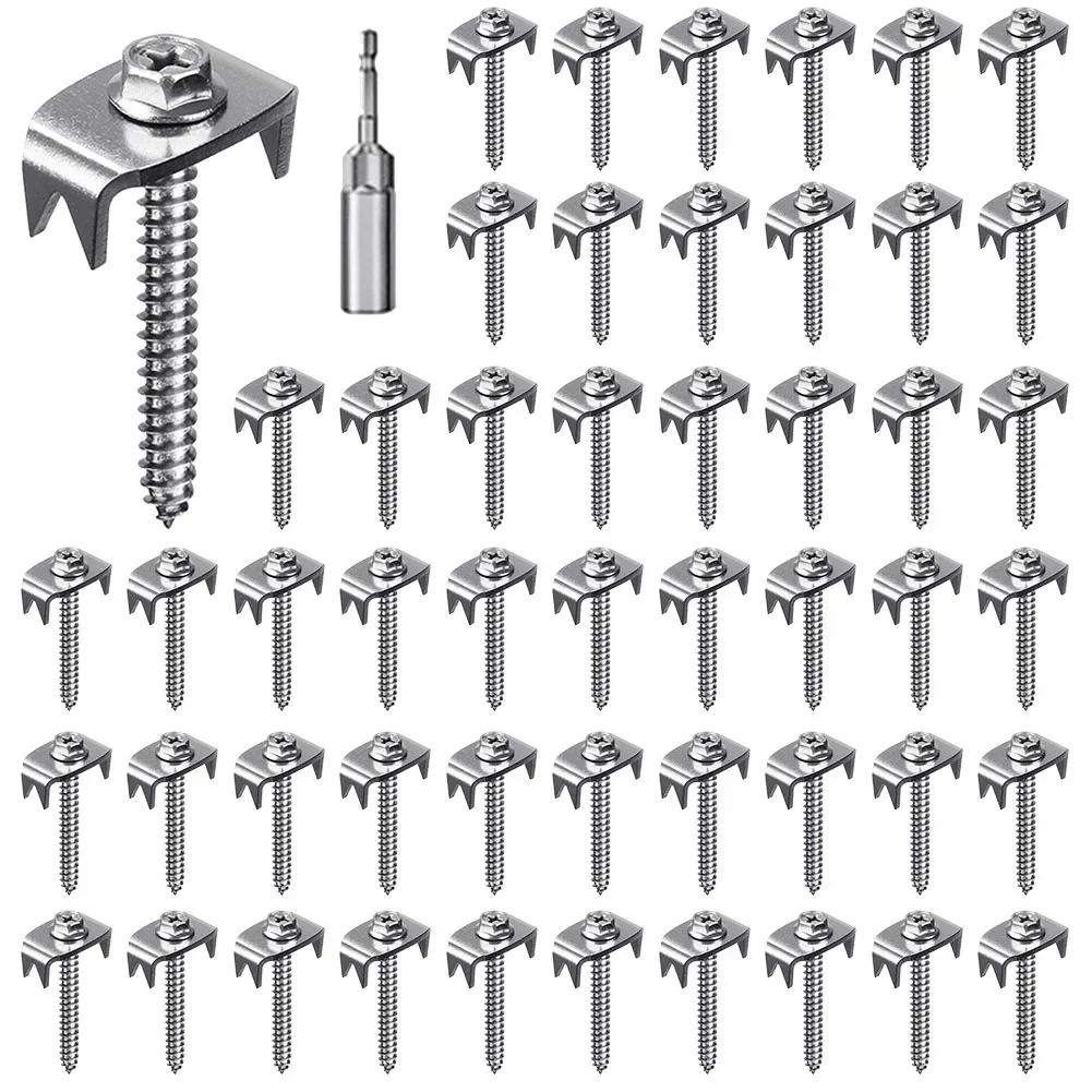 50pcs Stainless Steel Fence Nails for Secure Fastening U Shape Wire Fencing Staples for Garden and Animal Control
50pcs Stainless Steel Fence Nails for Secure Fastening U Shape Wire Fencing Staples for Garden and Animal Control