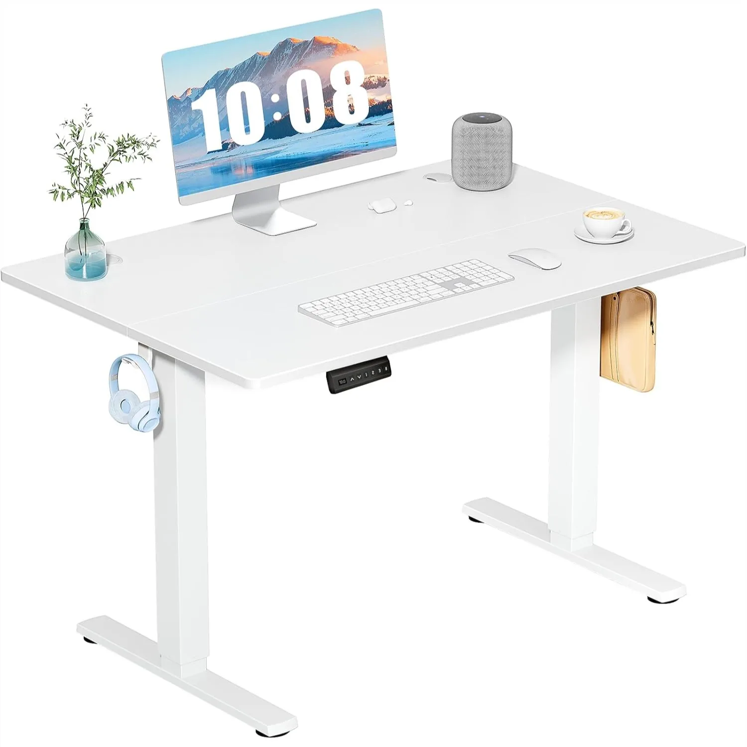 40 Inch Electric Standing Desk Height Adjustable Sit Stand Computer Workstation with Memory Presets for Home Office Writing
40 Inch Electric Standing Desk Height Adjustable Sit Stand Computer Workstation with Memory Presets for Home Office Writing
