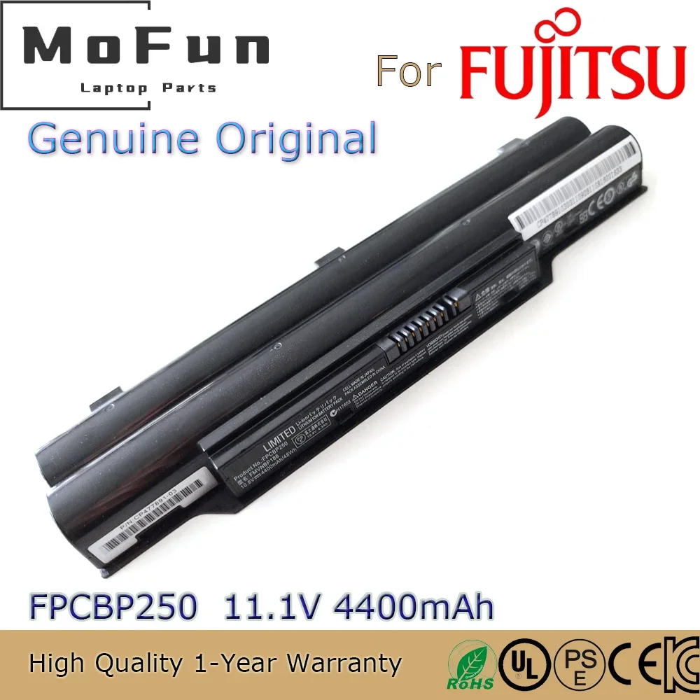 Совершенно новый оригинальный аккумулятор для ноутбука FPCBP250 11,1 В 4400 мАч для Fujitsu Lifebook A530 A531 LH520 Siemens FPCBP250AP FMVNBP186 и т. д.
Совершенно новый оригинальный аккумулятор для ноутбука FPCBP250 11,1 В 4400 мАч для Fujitsu Lifebook A530 A531 LH520 Siemens FPCBP250AP FMVNBP186 и т. д.