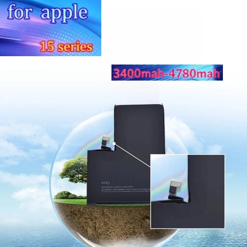 4780mAh High Capacity Replacement Phone Battery Compatible for IPhone 15 Pro Max Long Lasting Durable Lithium Battery
4780mAh High Capacity Replacement Phone Battery Compatible for IPhone 15 Pro Max Long Lasting Durable Lithium Battery