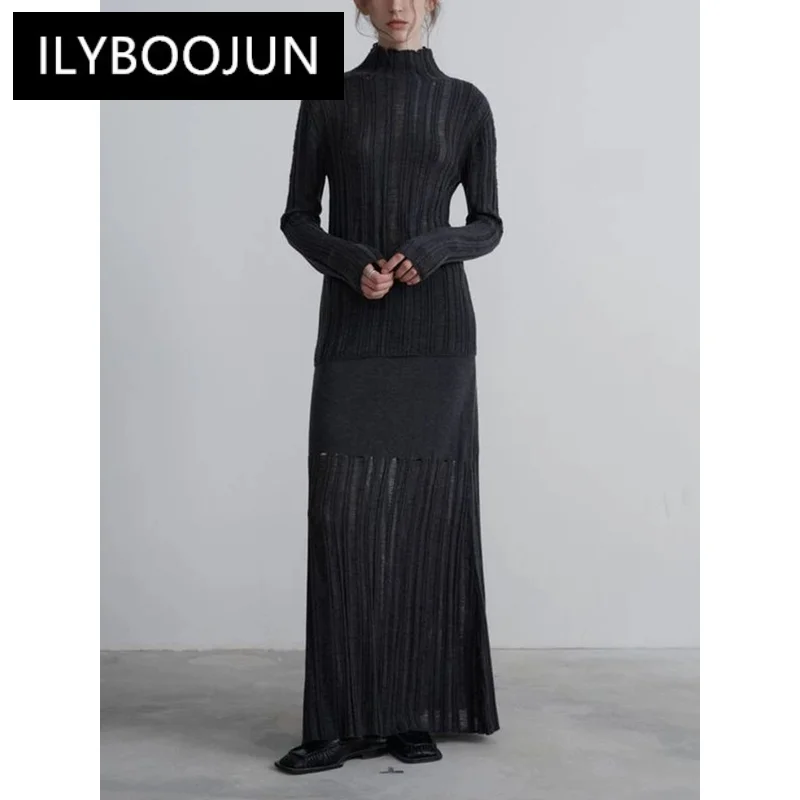 Однотонный Повседневный пуловер ILYBOOJUN, свитер для женщин с воротником-стойкой и длинным рукавом, минималистичные вязаные свитера, женская мода, Новинка
Однотонный Повседневный пуловер ILYBOOJUN, свитер для женщин с воротником-стойкой и длинным рукавом, минималистичные вязаные свитера, женская мода, Новинка