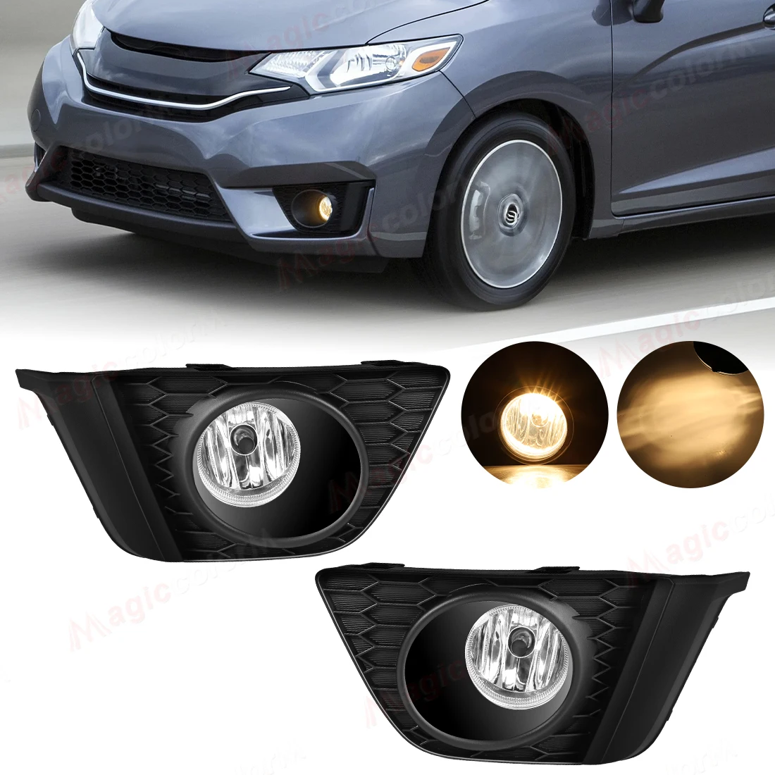 For Honda Fit JAZZ 2014 2015 2016 2017 US Asia Version Car Fog Lamps DRL Daytime Running Lights Halogen Daylight Car Accessories
For Honda Fit JAZZ 2014 2015 2016 2017 US Asia Version Car Fog Lamps DRL Daytime Running Lights Halogen Daylight Car Accessories