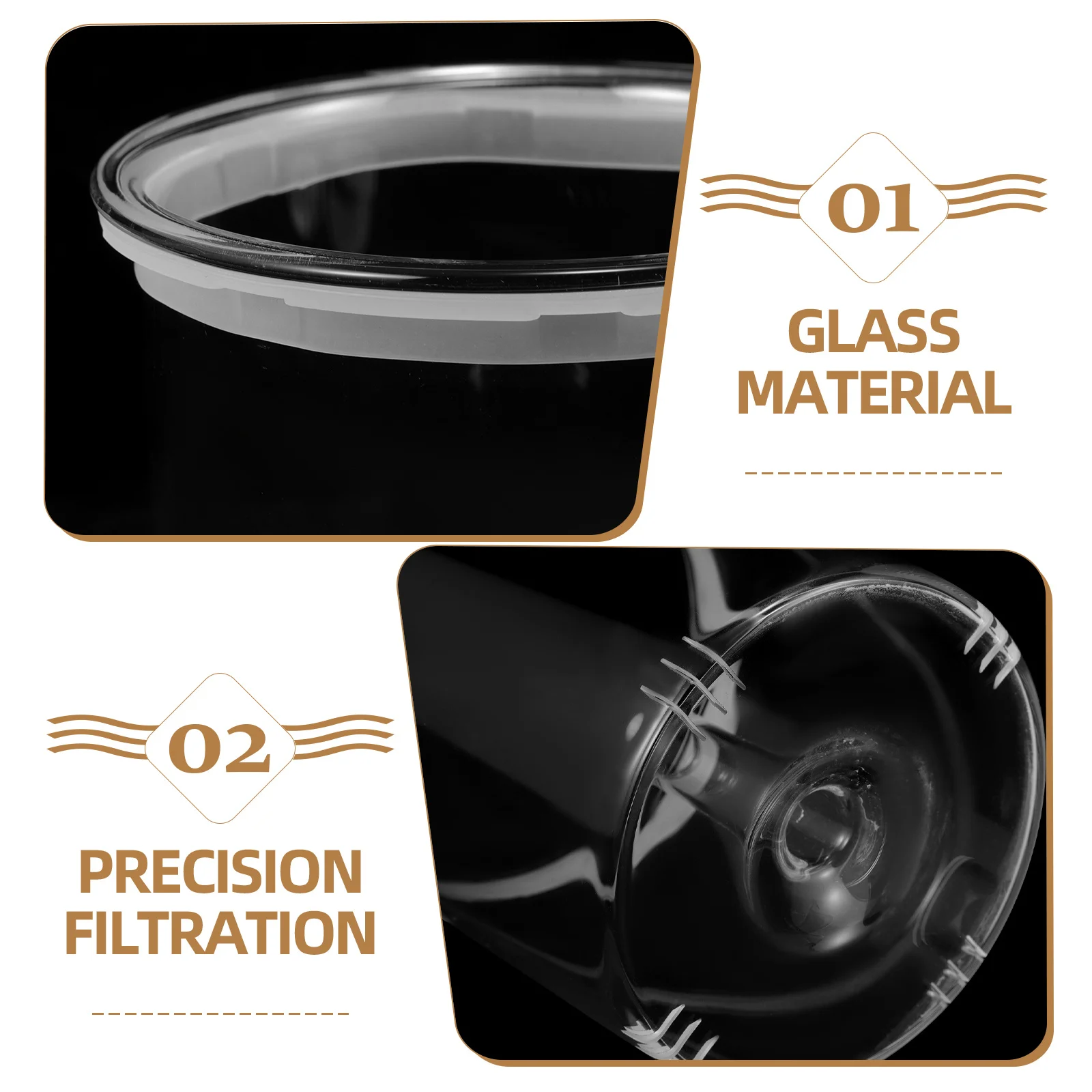 Glass Tea Infuser Replacement Removable Lid Heat Resistant Loose Leaves Tea Strainer Filter for Home Tearoom Restaurant
Glass Tea Infuser Replacement Removable Lid Heat Resistant Loose Leaves Tea Strainer Filter for Home Tearoom Restaurant