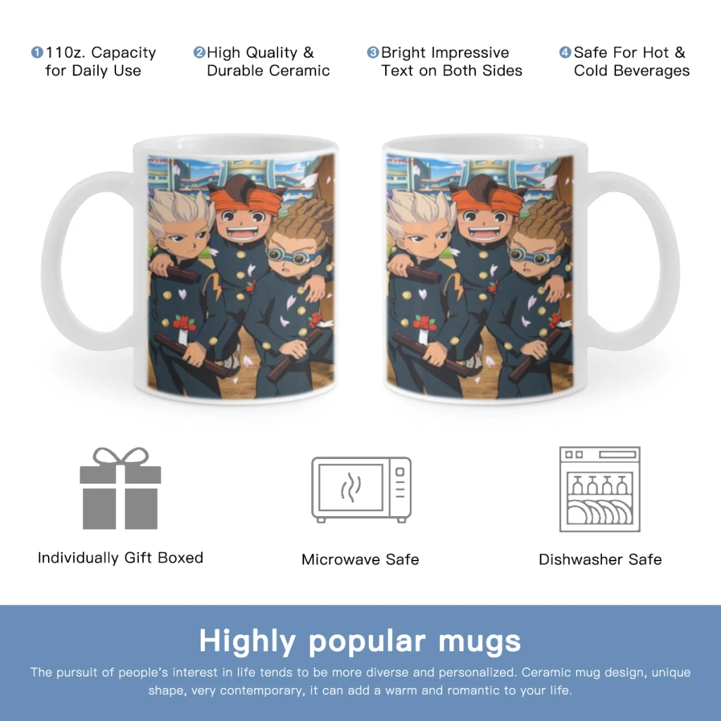 I-Inazuma Eleven Anime Free shipping Coffee Cups Ceramic cups creative cups and cute mugs Personalized Gift Cup For Tea
I-Inazuma Eleven Anime Free shipping Coffee Cups Ceramic cups creative cups and cute mugs Personalized Gift Cup For Tea