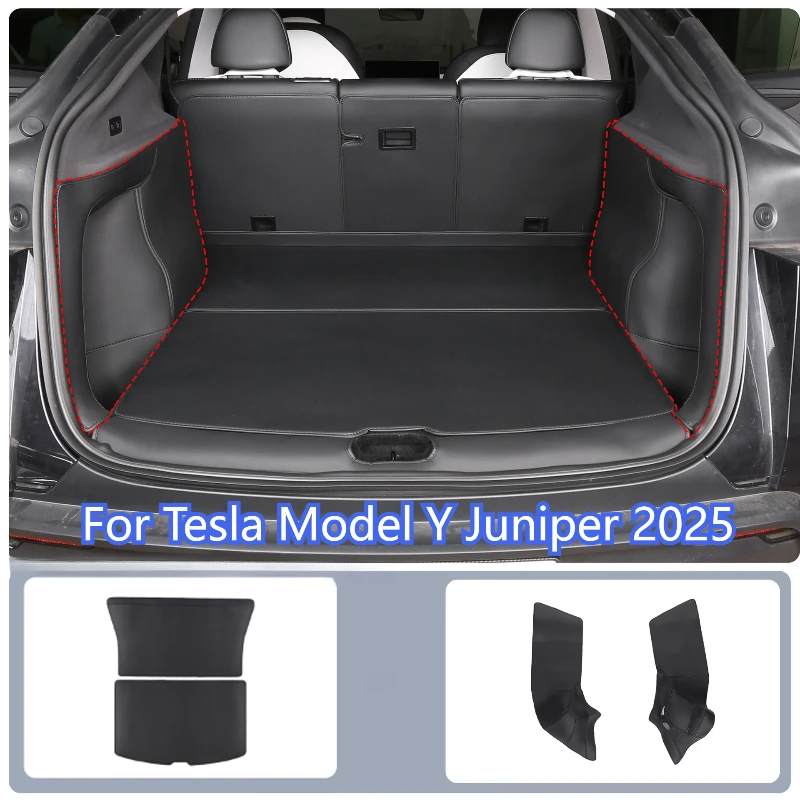 For Tesla Model Y Juniper 2025 Leather Trunk Mats Trunk Both Side Protective Pad All Weather Liner Pet Anti-kick Pad Accessories
For Tesla Model Y Juniper 2025 Leather Trunk Mats Trunk Both Side Protective Pad All Weather Liner Pet Anti-kick Pad Accessories