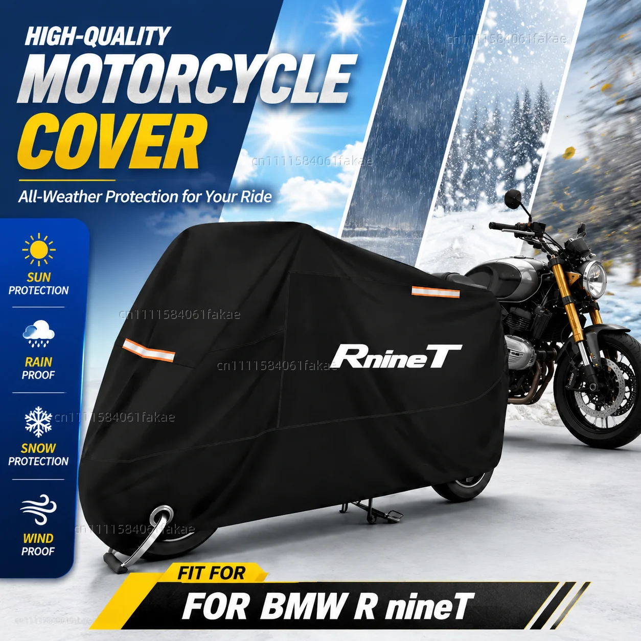 Motorcycle Cover Waterproof Outdoor All Season Dustproof UV Protective Moto Scooter Rain Cover FOR BMW R nineT 2014-2026
Motorcycle Cover Waterproof Outdoor All Season Dustproof UV Protective Moto Scooter Rain Cover FOR BMW R nineT 2014-2026