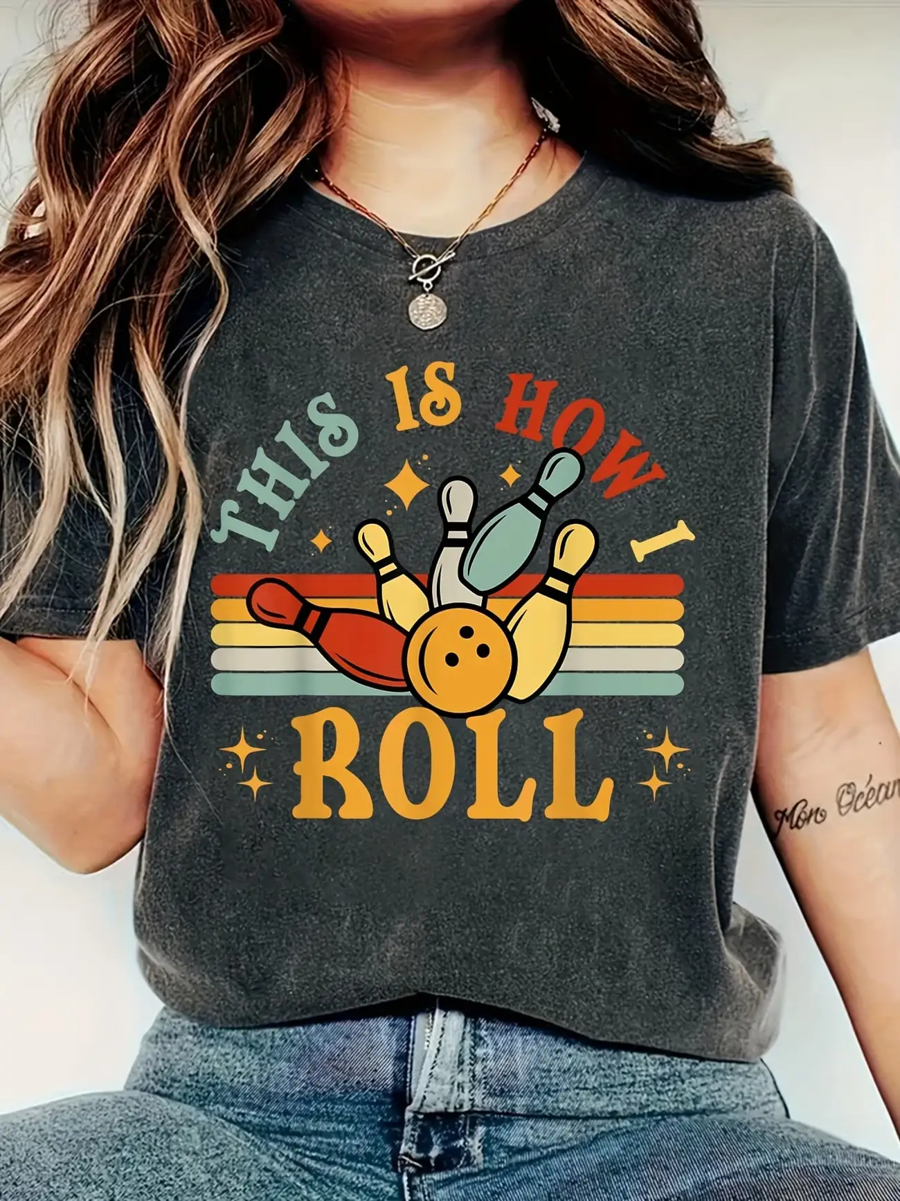 Plus Size Women's Short Sleeve T-Shirt This Is How I Roll Spring and Summer Essentials summer outfits women's clothing
Plus Size Women's Short Sleeve T-Shirt This Is How I Roll Spring and Summer Essentials summer outfits women's clothing