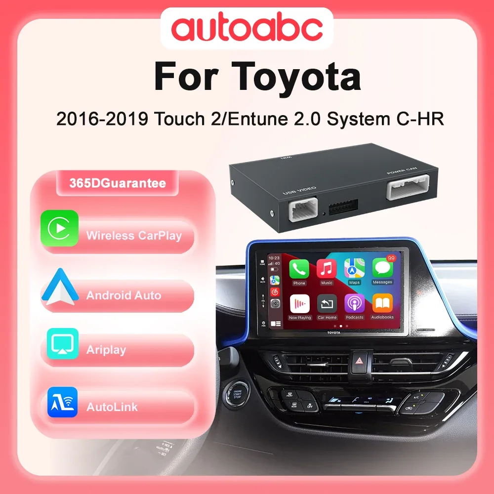 AUTOABC Wireless Carplay Android Auto For Toyota Touch2 & Entune2.0 System Original Car Button and Touch Screen Control Decoder
AUTOABC Wireless Carplay Android Auto For Toyota Touch2 & Entune2.0 System Original Car Button and Touch Screen Control Decoder