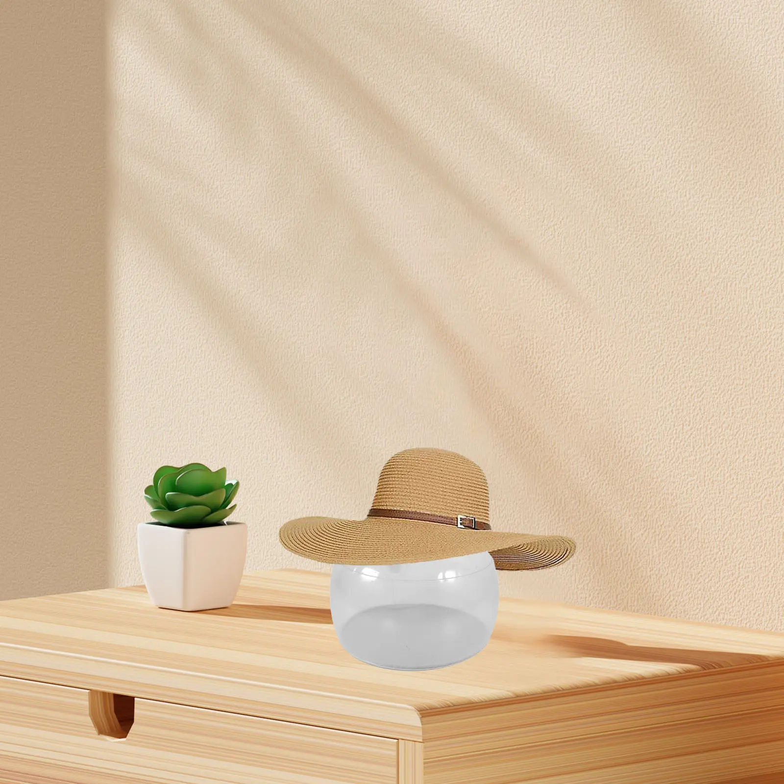 Inflatable PVC Hat Display Stand Foldable Hat Shaper Rack for Baseball Caps Fedora Sun Hats Travel Home Retail Shop
Inflatable PVC Hat Display Stand Foldable Hat Shaper Rack for Baseball Caps Fedora Sun Hats Travel Home Retail Shop
