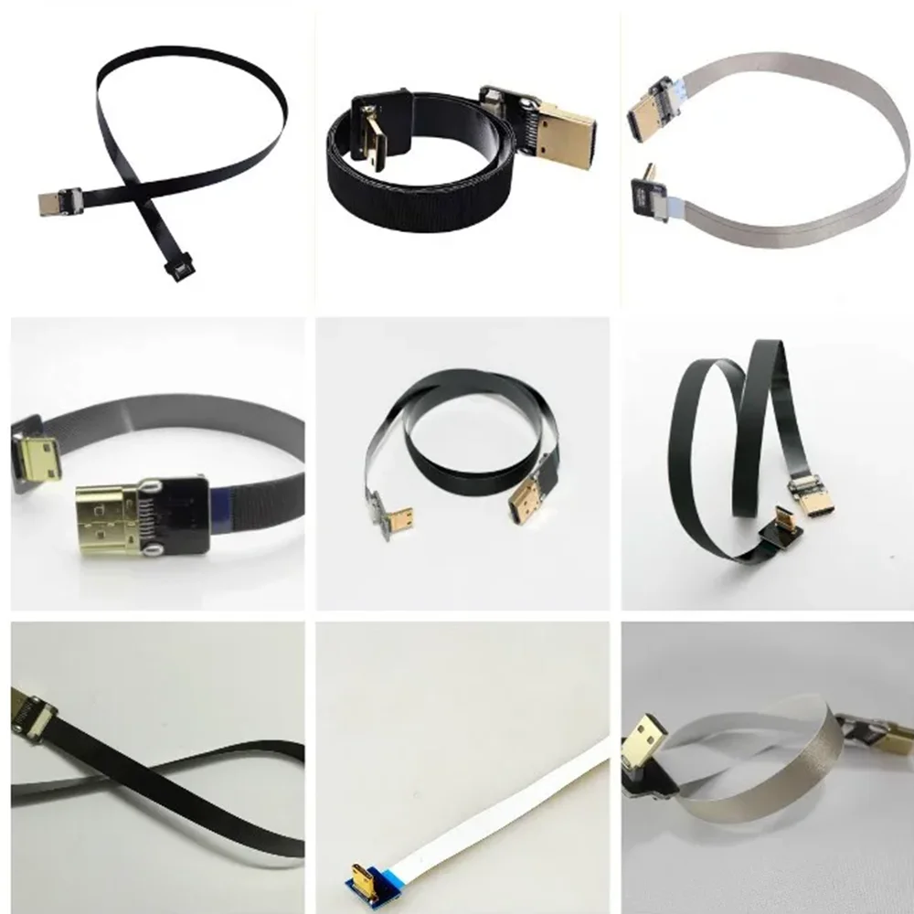 FPV micro HDMI-compatible Type A Male to HDMI Male HDTV FPC Flat Cable for Multicopter Aerial Photography 0.1m/0.2m/0.5m/0.8m/1m
FPV micro HDMI-compatible Type A Male to HDMI Male HDTV FPC Flat Cable for Multicopter Aerial Photography 0.1m/0.2m/0.5m/0.8m/1m