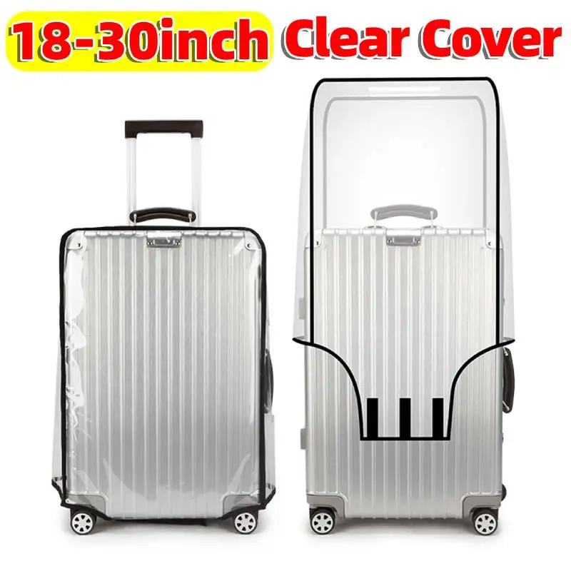 18-30inch Protective Suitcase Cover Clear Trolley Case Protector Transparent Luggage Cover Wheeled Suitcase Travel Accessories
18-30inch Protective Suitcase Cover Clear Trolley Case Protector Transparent Luggage Cover Wheeled Suitcase Travel Accessories