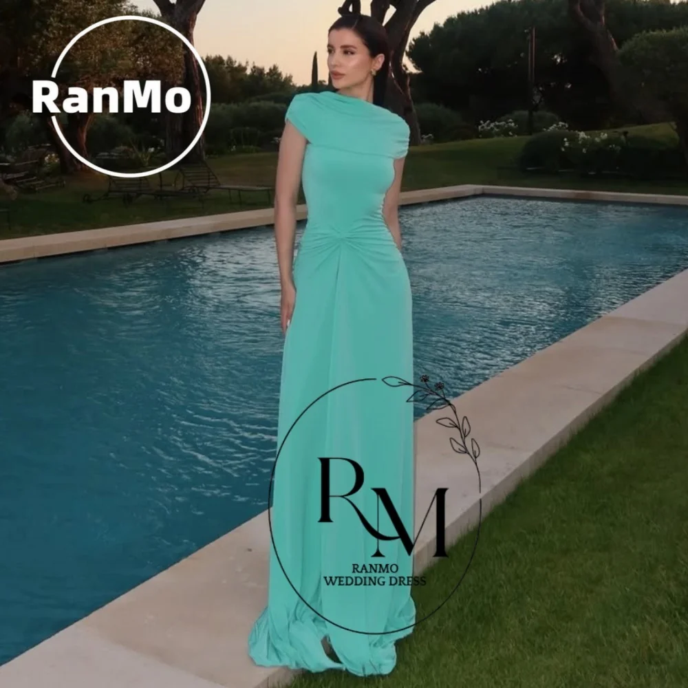 Ranmo Customized 2026 Mermaid Turquoise Prom Dresses Off The Shoulder Vestidos De Fiesta Pleated Floor Length Evening Dresses
Ranmo Customized 2026 Mermaid Turquoise Prom Dresses Off The Shoulder Vestidos De Fiesta Pleated Floor Length Evening Dresses