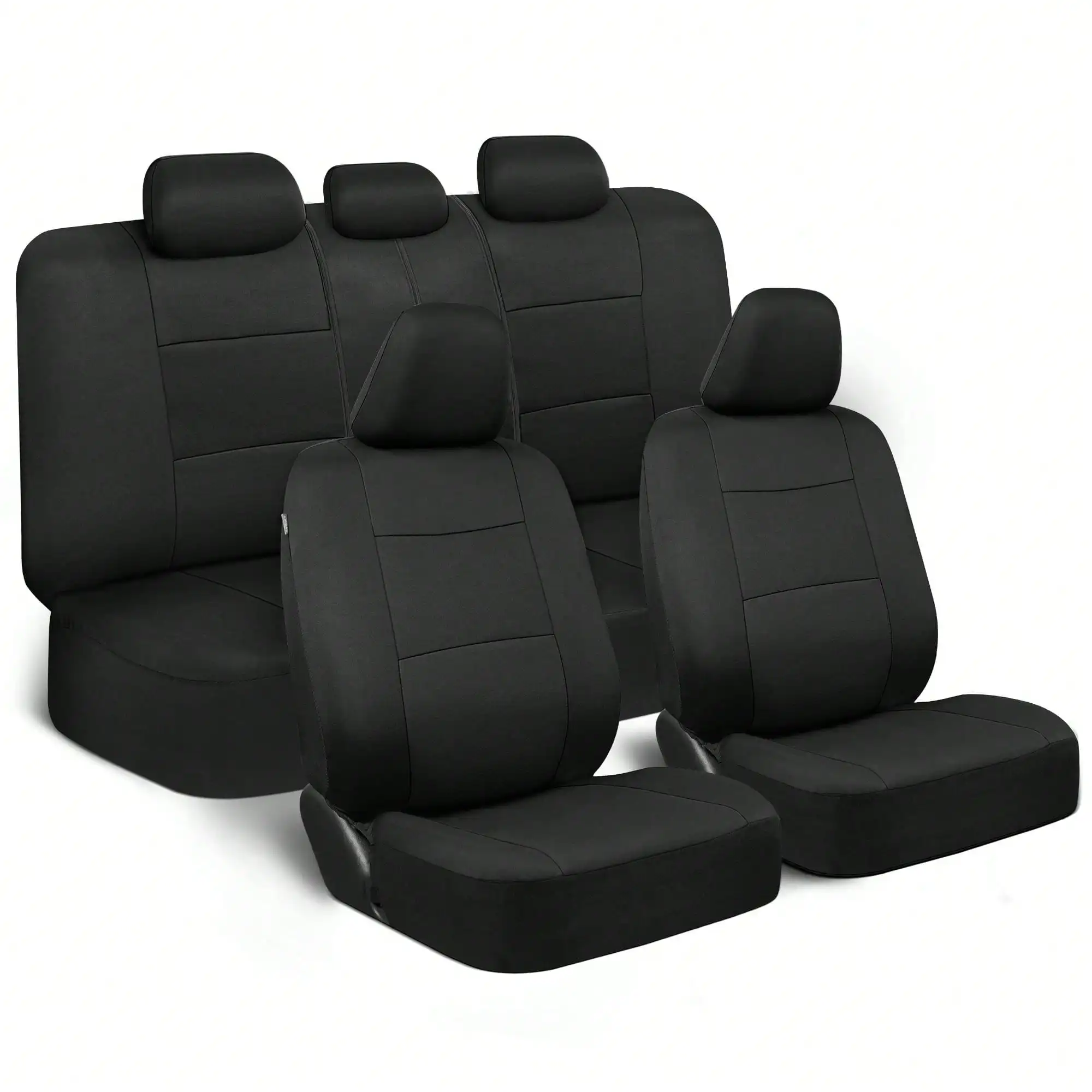 Car Seat Cover Full Set (Black) - Suitable for Car Front and Rear Split Bench Seat Covers, Suitable for Cars, Trucks, Vans, SUVs
Car Seat Cover Full Set (Black) - Suitable for Car Front and Rear Split Bench Seat Covers, Suitable for Cars, Trucks, Vans, SUVs