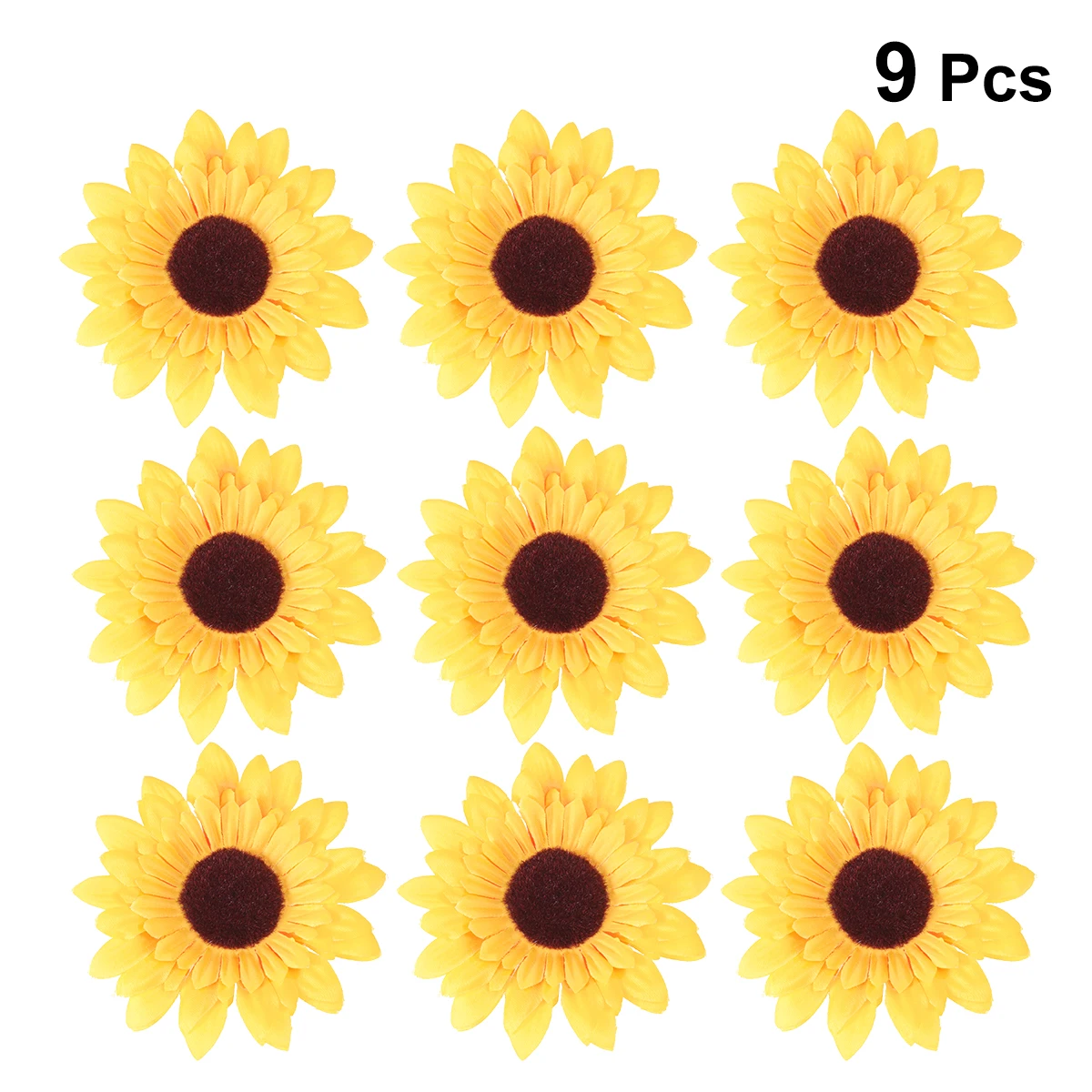9Pcs 10Cm Fake Sunflower Heads Realistic Simulation Flowers for Home Decor Living Room Bedroom Dining Table Centerpiece Craft
9Pcs 10Cm Fake Sunflower Heads Realistic Simulation Flowers for Home Decor Living Room Bedroom Dining Table Centerpiece Craft
