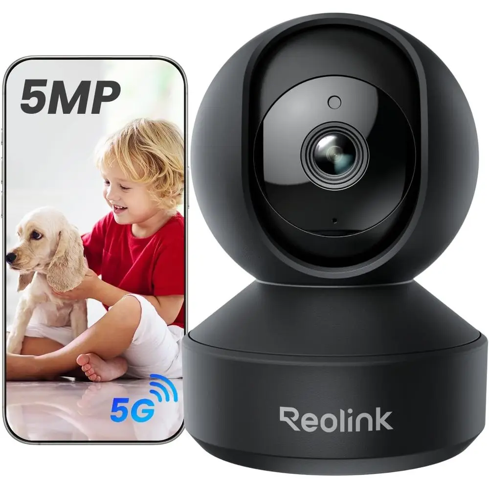 3K PT Wi-Fi Indoor Camera for Baby & Pet Monitoring with Auto Tracking, Enhanced Night Vision, Crying Detection, Dual-Band Conne
3K PT Wi-Fi Indoor Camera for Baby & Pet Monitoring with Auto Tracking, Enhanced Night Vision, Crying Detection, Dual-Band Conne