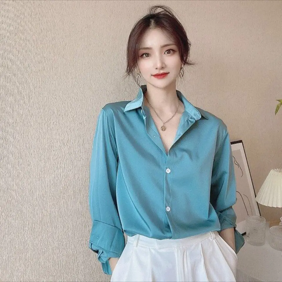 Autumn Long Sleeve White Blouse Women Lapel Collar Chiffon Blouse Shirt Tops Women Blusas Mujer De Moda 2023 Blouses Femme Q493
Autumn Long Sleeve White Blouse Women Lapel Collar Chiffon Blouse Shirt Tops Women Blusas Mujer De Moda 2023 Blouses Femme Q493