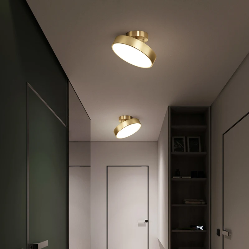 Led Ceiling Lights For Bedroom Living Dining Room Aisle Lamps Corridor Balcony Round Copper Golden Home Decoration Fixture
Led Ceiling Lights For Bedroom Living Dining Room Aisle Lamps Corridor Balcony Round Copper Golden Home Decoration Fixture