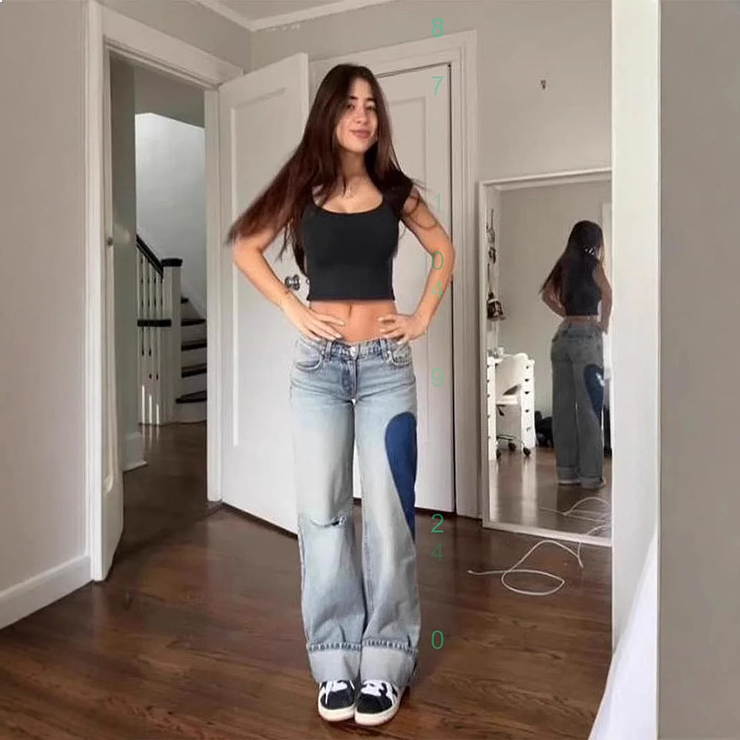 High Waist Loose Denim Jeans Baggy Streetwear Washed Denim Jeans Pants
High Waist Loose Denim Jeans Baggy Streetwear Washed Denim Jeans Pants