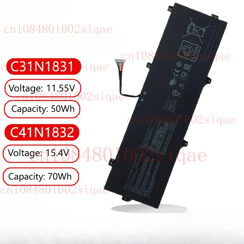 New C31N1831 C41N1832 Laptop Battery For Asus Pro P574FA PE574FA PX574F P3540FA P3548FA P3540FB C41P0J1 0B200- 03630000 03330200
New C31N1831 C41N1832 Laptop Battery For Asus Pro P574FA PE574FA PX574F P3540FA P3548FA P3540FB C41P0J1 0B200- 03630000 03330200