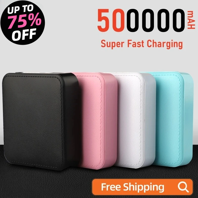 50000 мАч Power Bank Высокая емкость Сверхбыстрая зарядка Powerbank Портативное зарядное устройство для iPhone Samsung Huawei
50000 мАч Power Bank Высокая емкость Сверхбыстрая зарядка Powerbank Портативное зарядное устройство для iPhone Samsung Huawei