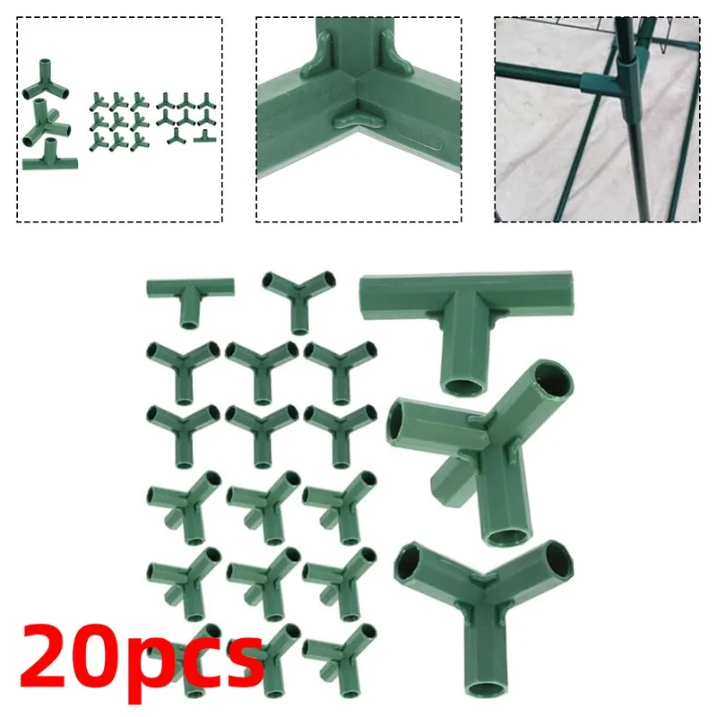20pcs 16mm Round Tube Connector Set Three-Way,Four-Way Greenhouse Frame Building Connector For Greenhouse/Gardening/vegetable
20pcs 16mm Round Tube Connector Set Three-Way,Four-Way Greenhouse Frame Building Connector For Greenhouse/Gardening/vegetable