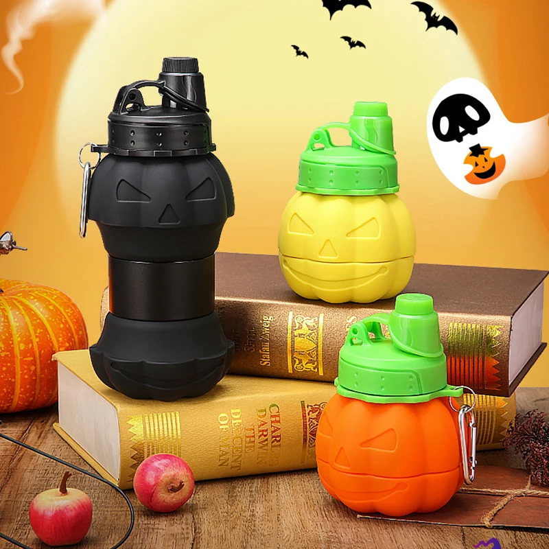 550ML Pumpkin Folding Water Bottle Outdoor Sports Foldable Water Bottle Silicone Foldable Water Cup Leakproof Drinking Bottles
550ML Pumpkin Folding Water Bottle Outdoor Sports Foldable Water Bottle Silicone Foldable Water Cup Leakproof Drinking Bottles
