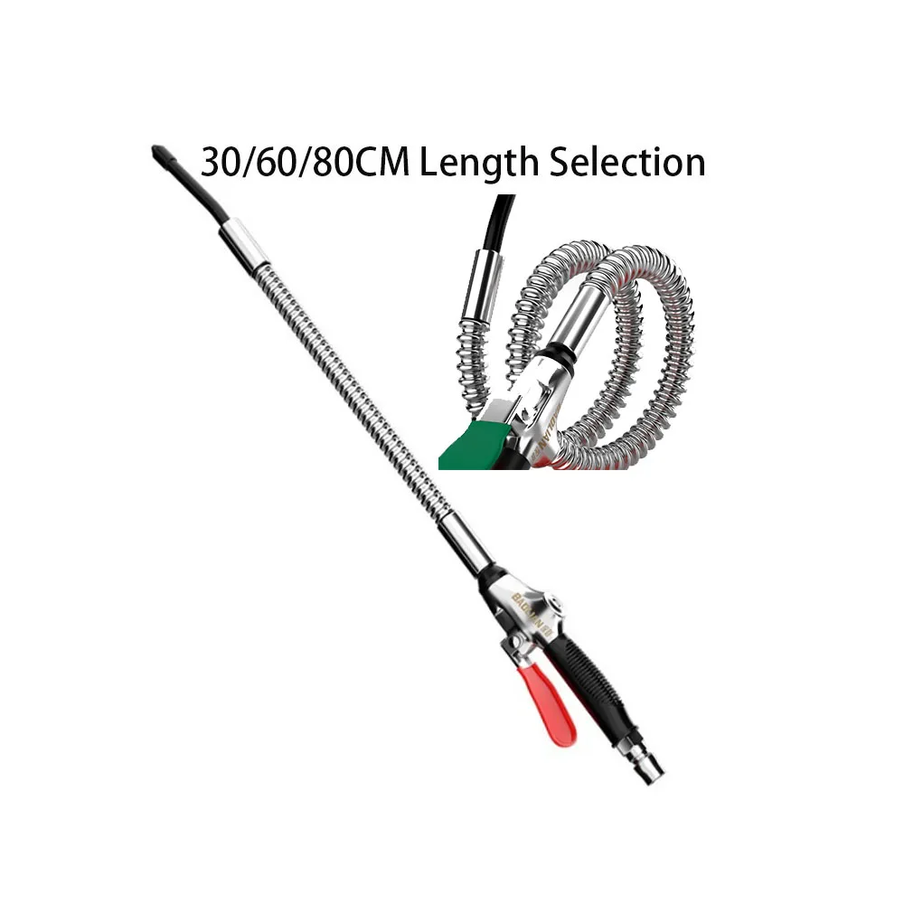 New Extended Alloy Air Blow Gun, High-Flow Powerful Pneumatic Tool, Car Cleaning Water Gun, Special for Air Compressor Dust Removal
New Extended Alloy Air Blow Gun, High-Flow Powerful Pneumatic Tool, Car Cleaning Water Gun, Special for Air Compressor Dust Removal