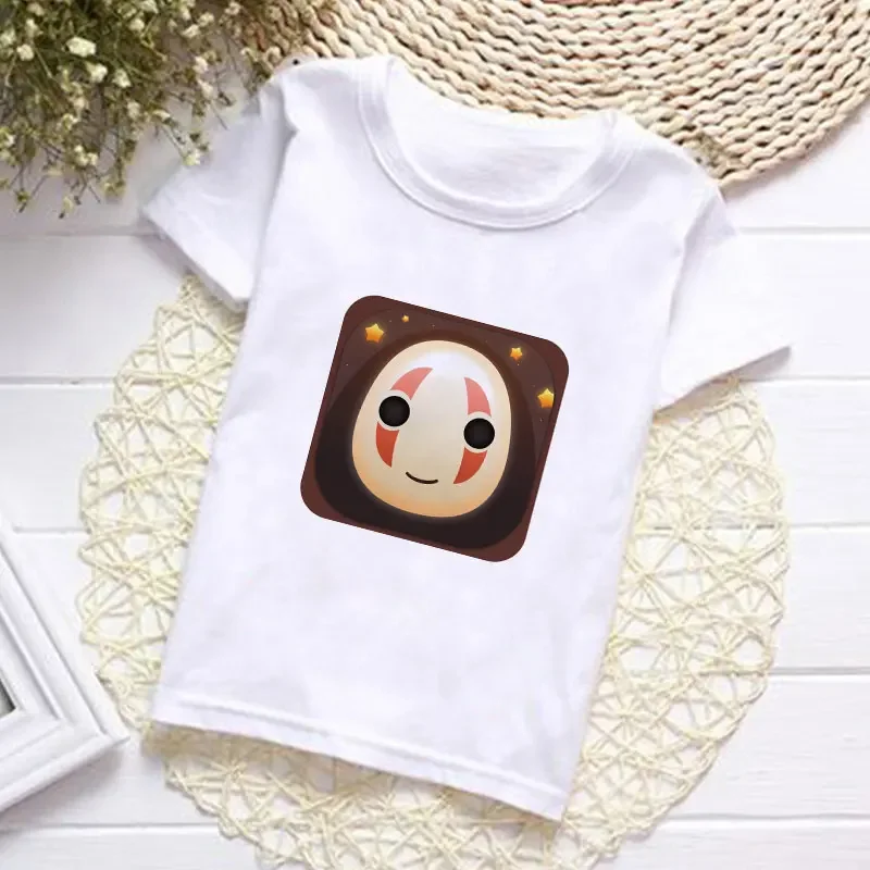 Fashion Print Cartoon T-shirt Enfant Thousand and Thousand Games Girls Tshirt Faceless Cute Christmas Harajuku Boys Tees Tops
Fashion Print Cartoon T-shirt Enfant Thousand and Thousand Games Girls Tshirt Faceless Cute Christmas Harajuku Boys Tees Tops