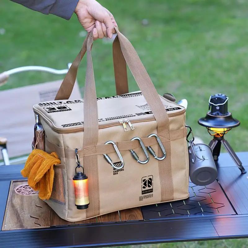 Camping Bags For Organizing Camping Cookware Organizer Tote Bag 30L Ergonomic Handle Design Folding Duffel Waterproof For Drinks 
Camping Bags For Organizing Camping Cookware Organizer Tote Bag 30L Ergonomic Handle Design Folding Duffel Waterproof For Drinks