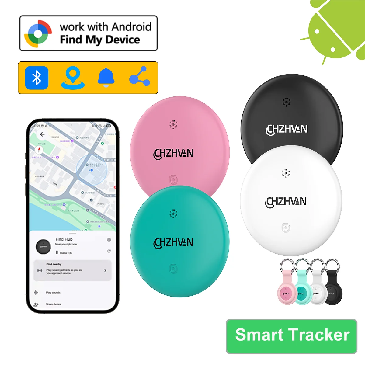 Smart Tag Tracker For Android Google Find Hub APP RV key Finder bag wallet Anti-Lost Locator Smart Bluetooth air tag Tracker
Smart Tag Tracker For Android Google Find Hub APP RV key Finder bag wallet Anti-Lost Locator Smart Bluetooth air tag Tracker