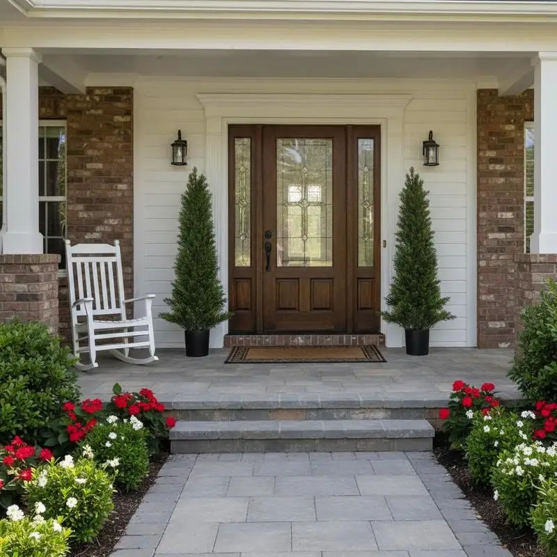 Fake Pine Shrubs 36 inch For Front Porch Patio Garden, 2 Set Easy Assembly Realistic Silk Foliage Indoor Outdoor Greenery Decoration
Fake Pine Shrubs 36 inch For Front Porch Patio Garden, 2 Set Easy Assembly Realistic Silk Foliage Indoor Outdoor Greenery Decoration