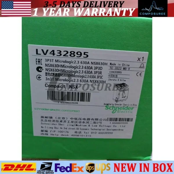 2026 One Circuit Breaker Lv432895 Brand New Original Spot Plc
2026 One Circuit Breaker Lv432895 Brand New Original Spot Plc
