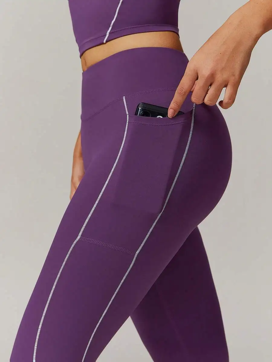 Womens 2-Piece Yoga Set Sports Vest And Leggings With Pocket Comfortable Fitness Workout Suit
Womens 2-Piece Yoga Set Sports Vest And Leggings With Pocket Comfortable Fitness Workout Suit
