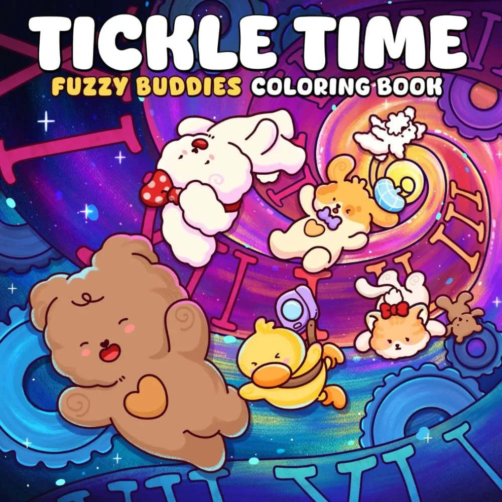 Tickle Time Adult Coloring Book Bold Easy Stress Relief Patterns Cute Animal Floral Designs Perfect Birthday Gift
Tickle Time Adult Coloring Book Bold Easy Stress Relief Patterns Cute Animal Floral Designs Perfect Birthday Gift