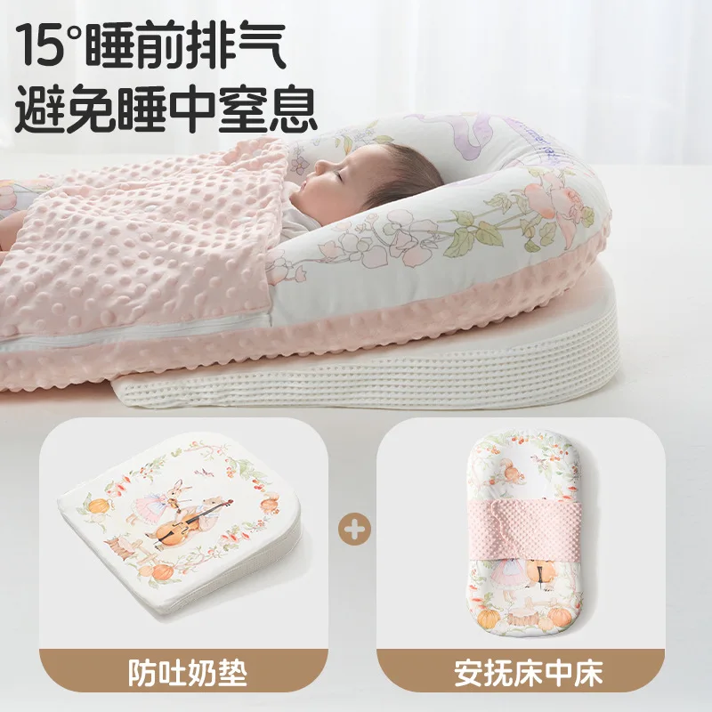 Baby Bed Bed Anti-Pressure Sleep Safer for Newborns Anti-Sudden Startle Lying Sleeping Safety Pad Anti-Regurgitation Sleeping
Baby Bed Bed Anti-Pressure Sleep Safer for Newborns Anti-Sudden Startle Lying Sleeping Safety Pad Anti-Regurgitation Sleeping