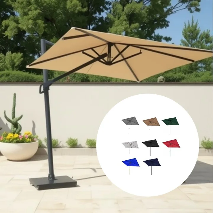 Balcony Sun Umbrella Cover Replacement Umbrella Cover Polyester-Fabric 2x3meters Square Garden Umbrella Without Umbrella Frame
Balcony Sun Umbrella Cover Replacement Umbrella Cover Polyester-Fabric 2x3meters Square Garden Umbrella Without Umbrella Frame