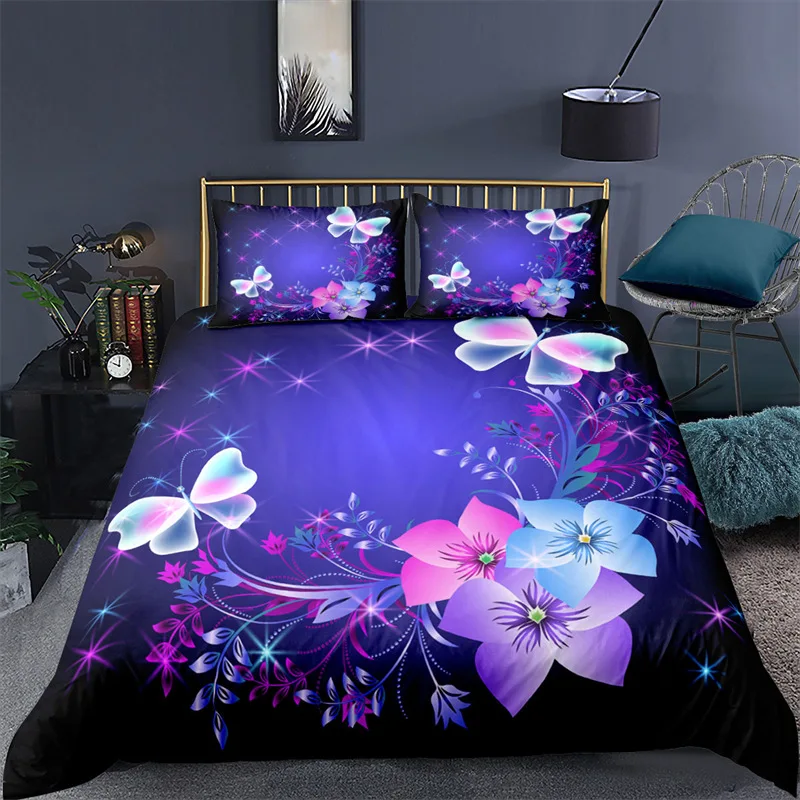 Psychedelic Butterfly Duvet Cover Colorful Floral Bedding Set Microfiber Stripe Flower Print Comforter Cover Full For Girl Adult
Psychedelic Butterfly Duvet Cover Colorful Floral Bedding Set Microfiber Stripe Flower Print Comforter Cover Full For Girl Adult