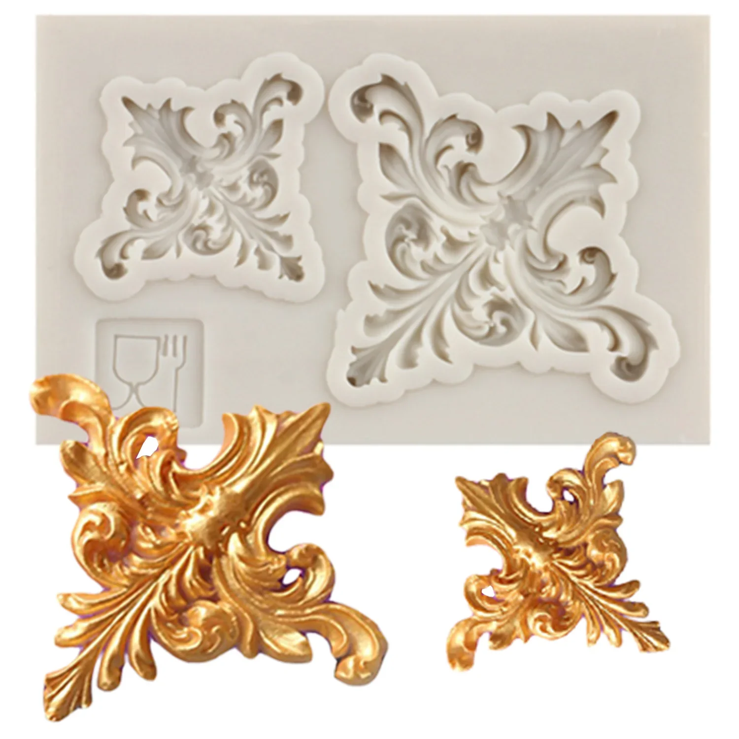 Leaf Flower Vine Lace Silicone Mold Relief Fondant Cake Decorating Tools Kitchen Baking Molds Candy Chocolate Gumpaste Moulds
Leaf Flower Vine Lace Silicone Mold Relief Fondant Cake Decorating Tools Kitchen Baking Molds Candy Chocolate Gumpaste Moulds