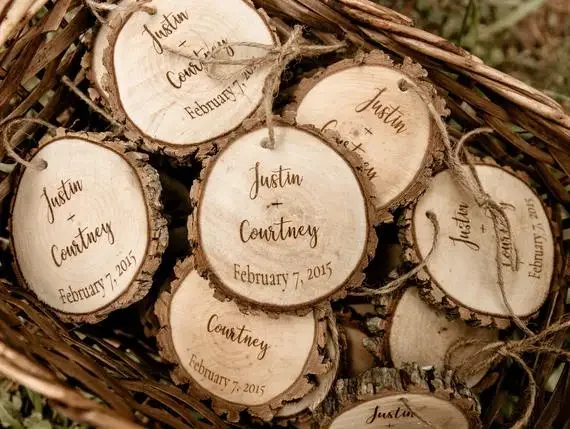 Personalized wedding favors, engraved wedding favors, rustic wood slices, rustic, wedding favors, pine wood slices
Personalized wedding favors, engraved wedding favors, rustic wood slices, rustic, wedding favors, pine wood slices