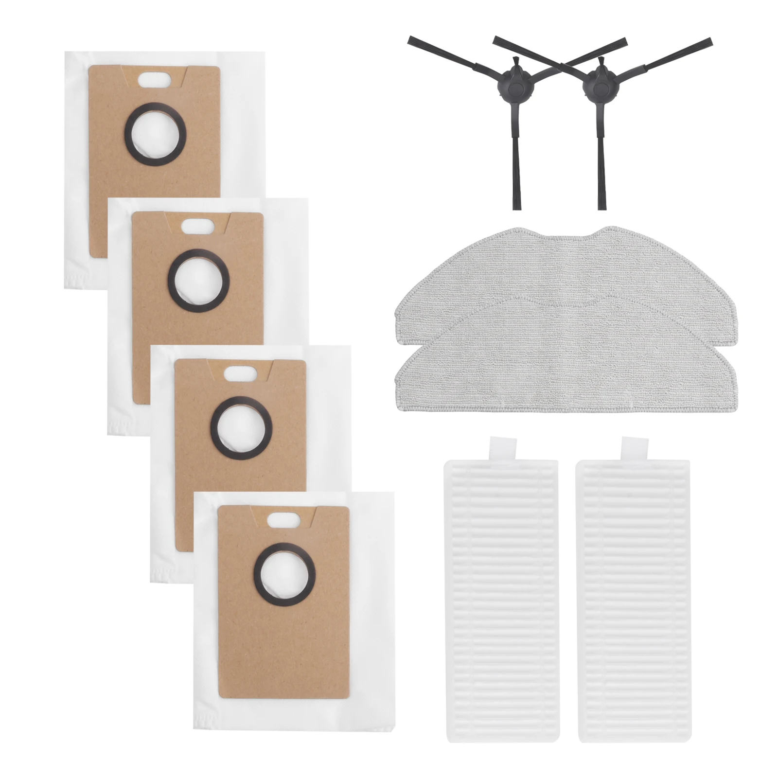 Side Brush Filter Mop Cloth Dust Bags Kit For Tapo RV30 Max/RV30 Max Plus/RV20 Max/RV20 Max Plus Filters Mop Cloths Side Brushes
Side Brush Filter Mop Cloth Dust Bags Kit For Tapo RV30 Max/RV30 Max Plus/RV20 Max/RV20 Max Plus Filters Mop Cloths Side Brushes