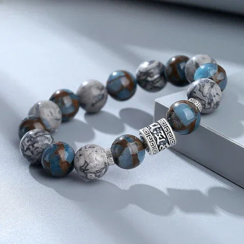 Mencheese Guardian 999 Sterling Silver Bracelet Couple's Trendy Cool Lucky Bracelet Dragon Year New Year Gift
Mencheese Guardian 999 Sterling Silver Bracelet Couple's Trendy Cool Lucky Bracelet Dragon Year New Year Gift