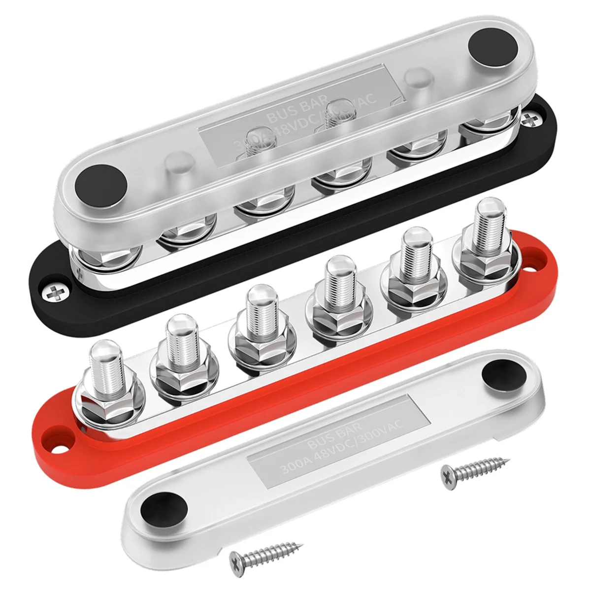 300A Automotive Busbar 12V Power Distribution Block M10 Terminal 48V DC Automotive and Marine Positive Grounding Bus
300A Automotive Busbar 12V Power Distribution Block M10 Terminal 48V DC Automotive and Marine Positive Grounding Bus