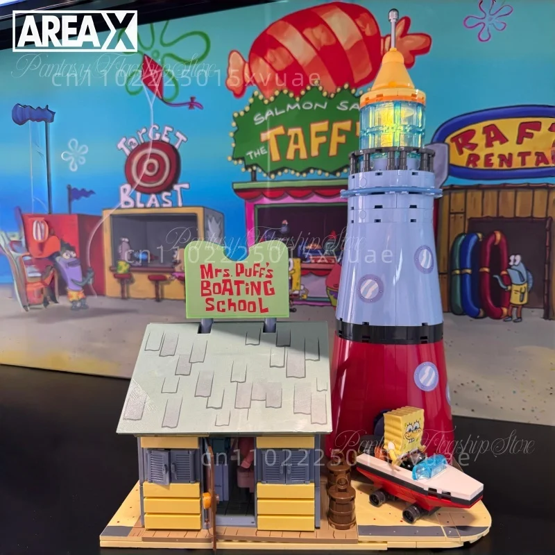AREAX SpongeBob SquarePants Building Blocks Bikini Bottom Driving School Street View Assembling Toy Models Collectible Gifts
AREAX SpongeBob SquarePants Building Blocks Bikini Bottom Driving School Street View Assembling Toy Models Collectible Gifts