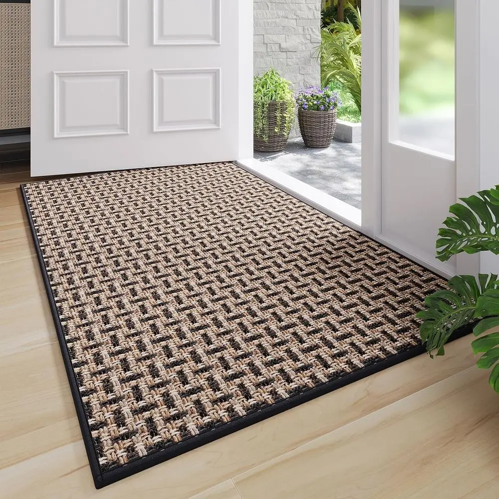 Indoor Door Mat Dirt 36x60 Resistant and Absorbent, Non-Slip Rubber Backing Floor Mats, Easy Clean Low-Profile Doormat for Entry
Indoor Door Mat Dirt 36x60 Resistant and Absorbent, Non-Slip Rubber Backing Floor Mats, Easy Clean Low-Profile Doormat for Entry