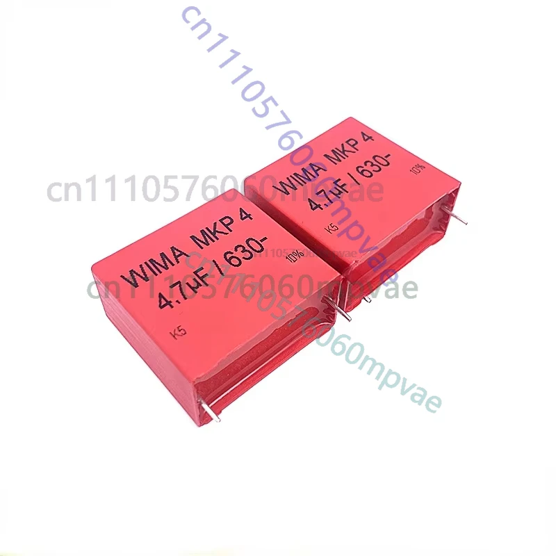 2pcs WIMA Film Capacitor 630V 475 4.7UF 630V 4U7 475K 10% MKP4 Pitch 37.5mm
2pcs WIMA Film Capacitor 630V 475 4.7UF 630V 4U7 475K 10% MKP4 Pitch 37.5mm