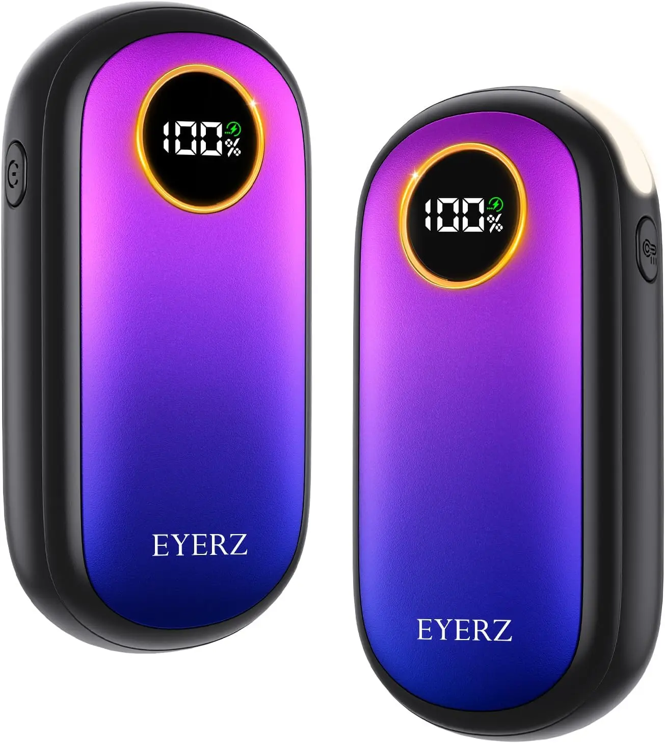 Двусторонние перезаряжаемые грелки для рук с LED-дисплеем и фонариком, 4 уровня нагрева для активного отдыха на природе
Двусторонние перезаряжаемые грелки для рук с LED-дисплеем и фонариком, 4 уровня нагрева для активного отдыха на природе