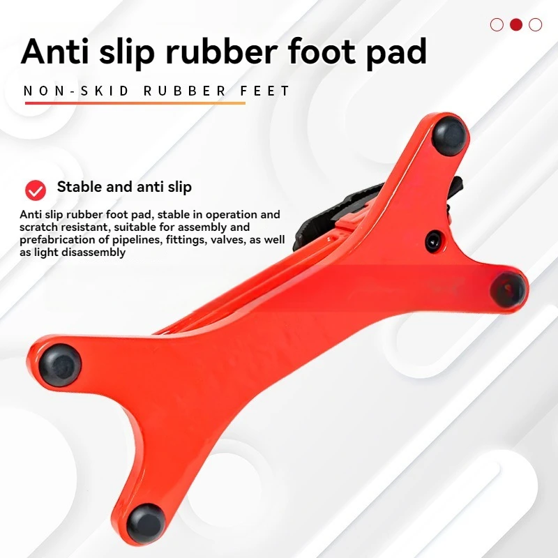 Portable Seat Type Pipe Pliers, Hand-Held Flange Nut Pipe Fixing Pliers, Self-locking American Style Pipe Pliers
Portable Seat Type Pipe Pliers, Hand-Held Flange Nut Pipe Fixing Pliers, Self-locking American Style Pipe Pliers