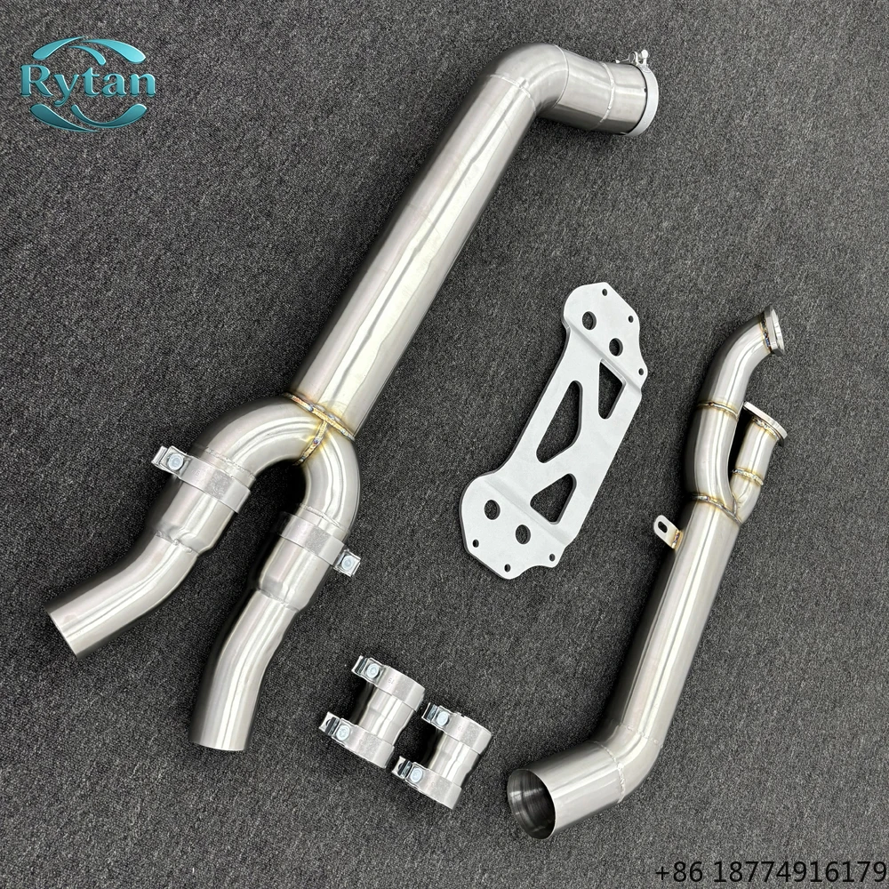 Exhaust Pipe Valved High Quality 304 Stainless Steel Valvetronic Exhaust System Midpipe for G80 Without Bracket
Exhaust Pipe Valved High Quality 304 Stainless Steel Valvetronic Exhaust System Midpipe for G80 Without Bracket